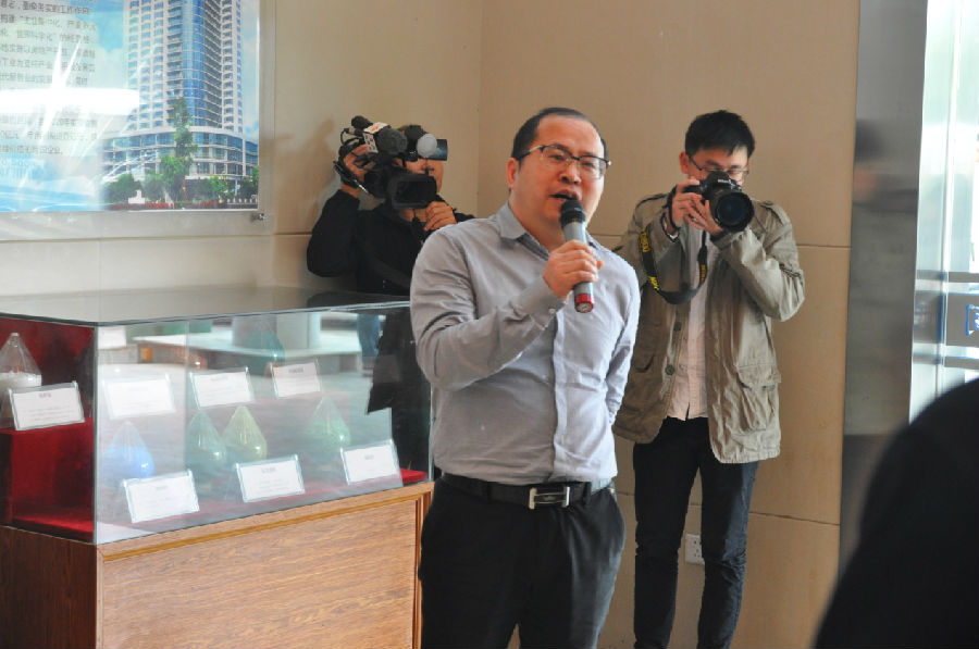 自治區(qū)政協(xié)經(jīng)濟委員會主任楊和榮一行到廣西銀億調(diào)研