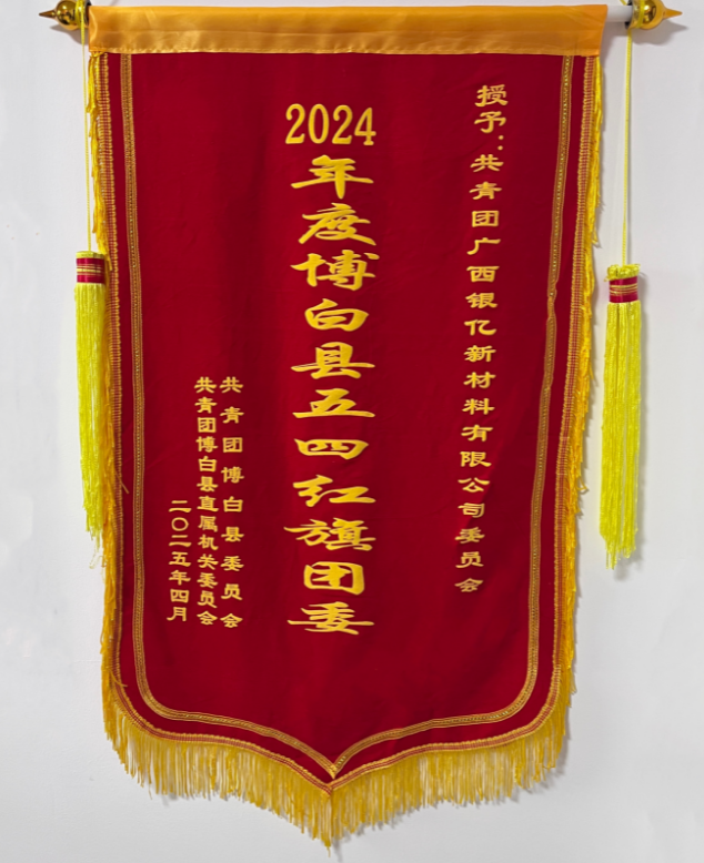 喜訊！廣西銀億公司團委榮獲2024年度“博白縣五四紅旗團委”稱號！
